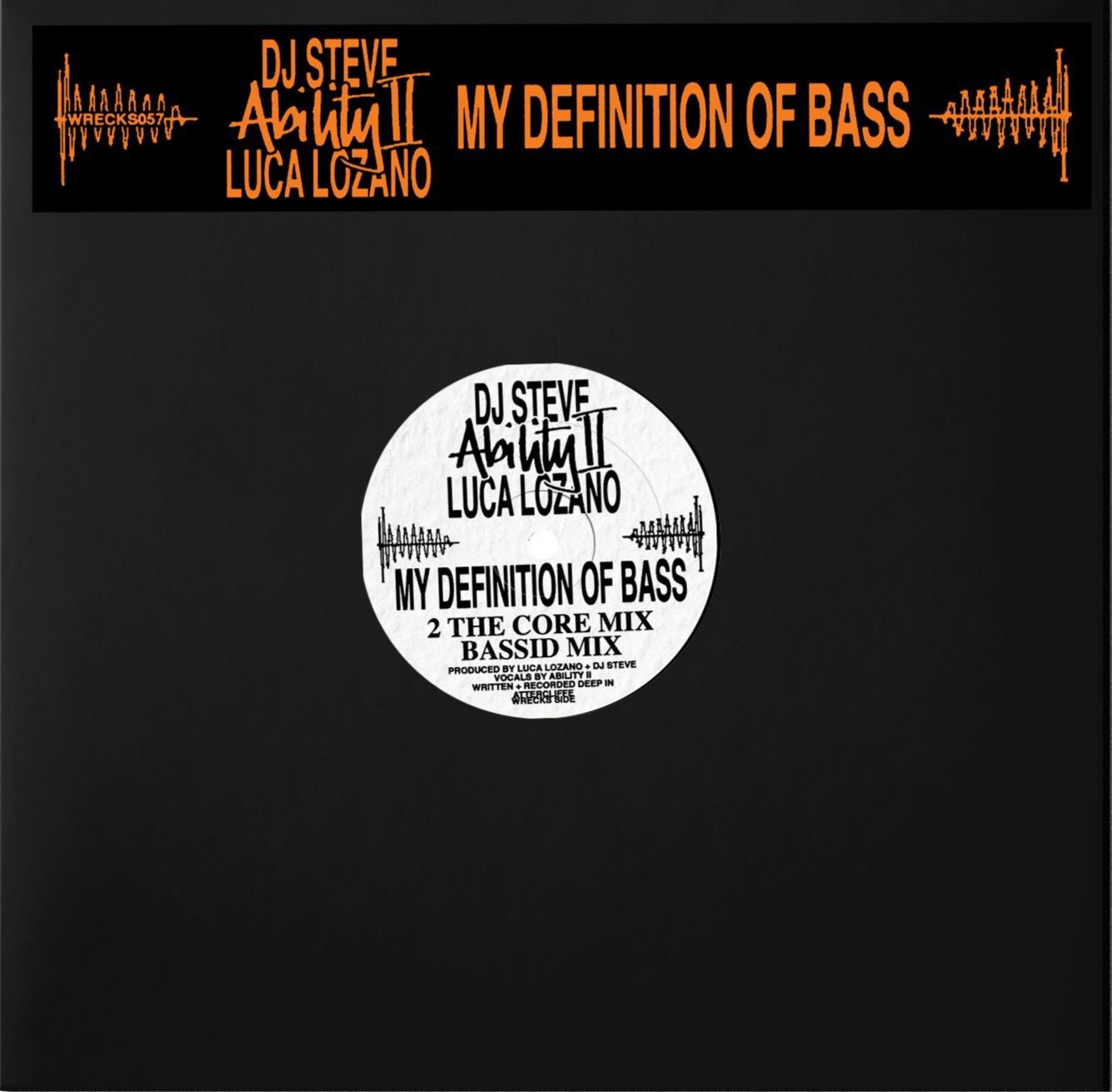Record cover with the title 