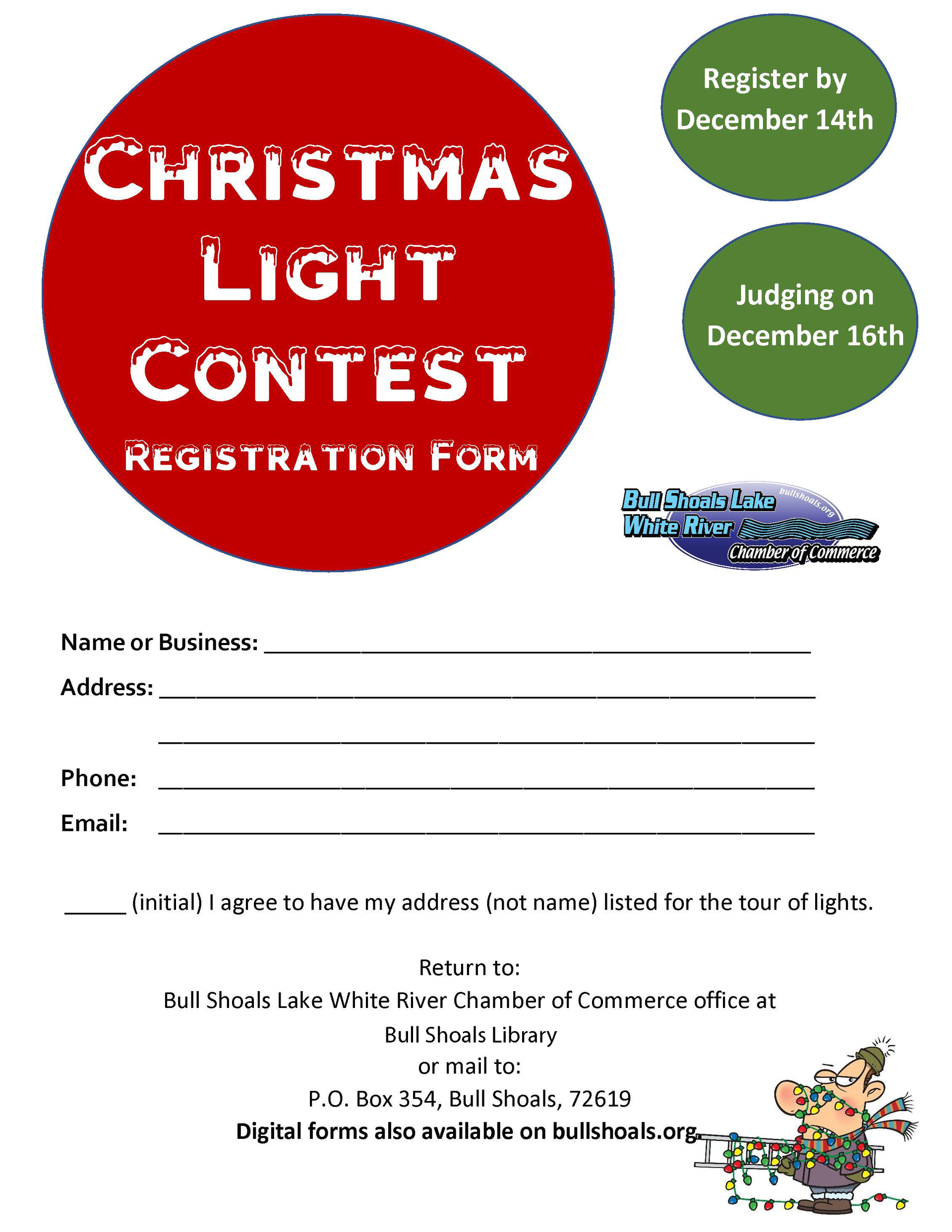 Light Up the Night Christmas Parade & Christmas Lights Contest