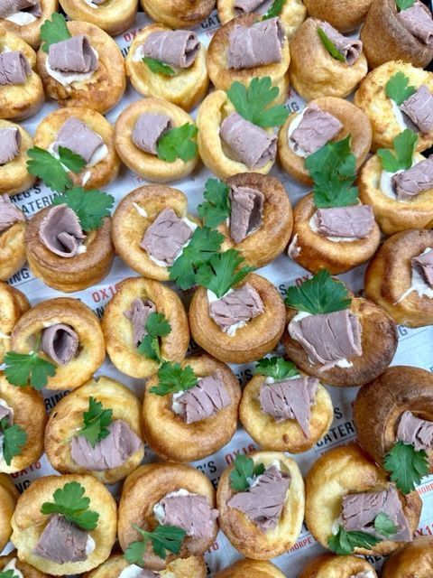 mini Yorkshire puddings Reg's Catering Banbury