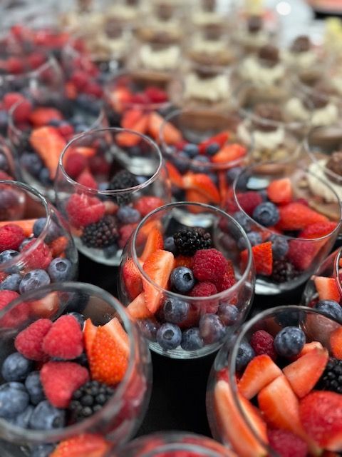 summer desserts Reg's Catering Banbury