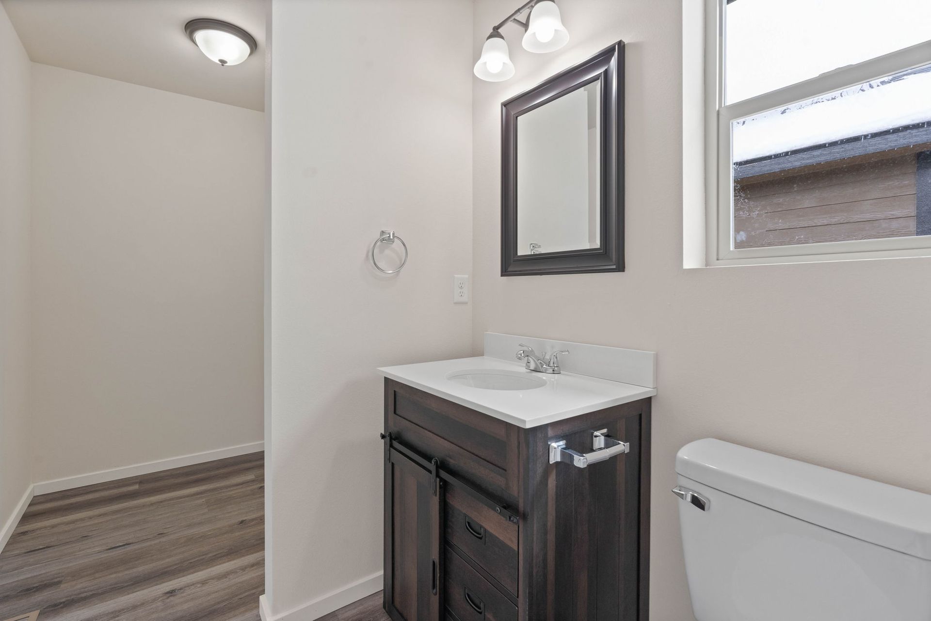 Winona Homes bathroom mirror