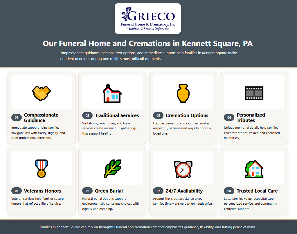 Infographic of Our Funeral Home and Cremations in Kennett Square, PA