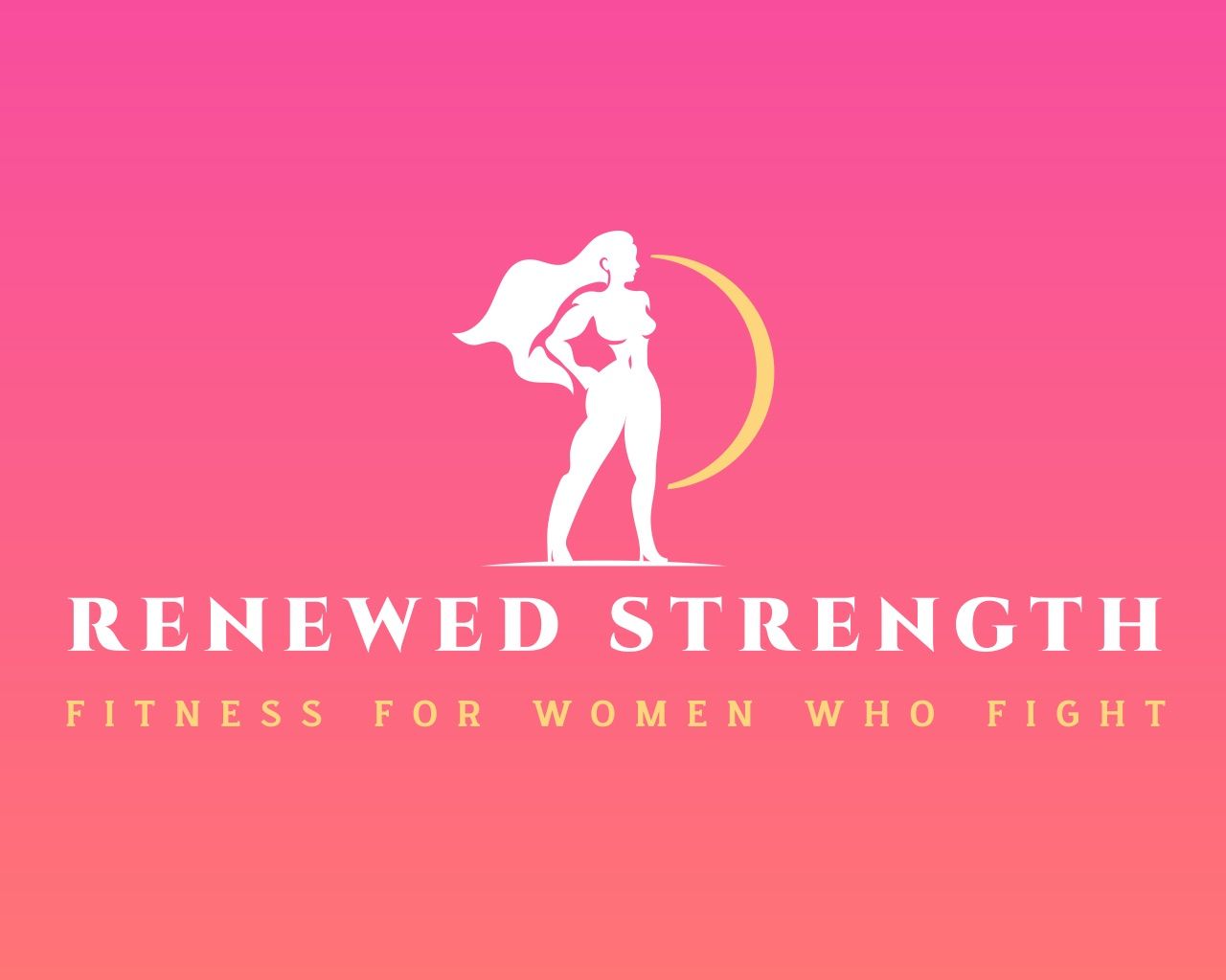 A logo for renewed strength fitness for women who fight