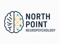 North Point Neuropsychology logo with brain icon and blue text on a white background