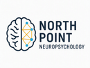 North Point Neuropsychology logo with brain icon and blue text on a white background
