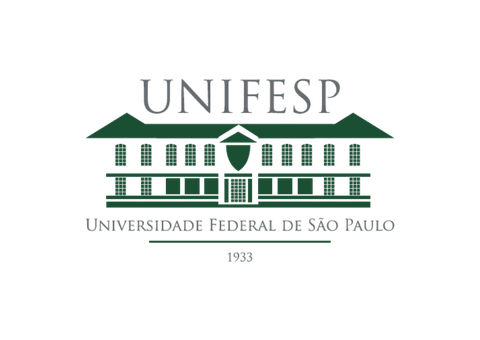 UNIFESP logo with green building illustration and text “Universidade Federal de São Paulo” and “1933”