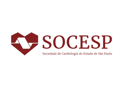 SOCEPS logo in maroon with heart icon and “Sociedade de Cardiologia do Estado de São Paulo” text