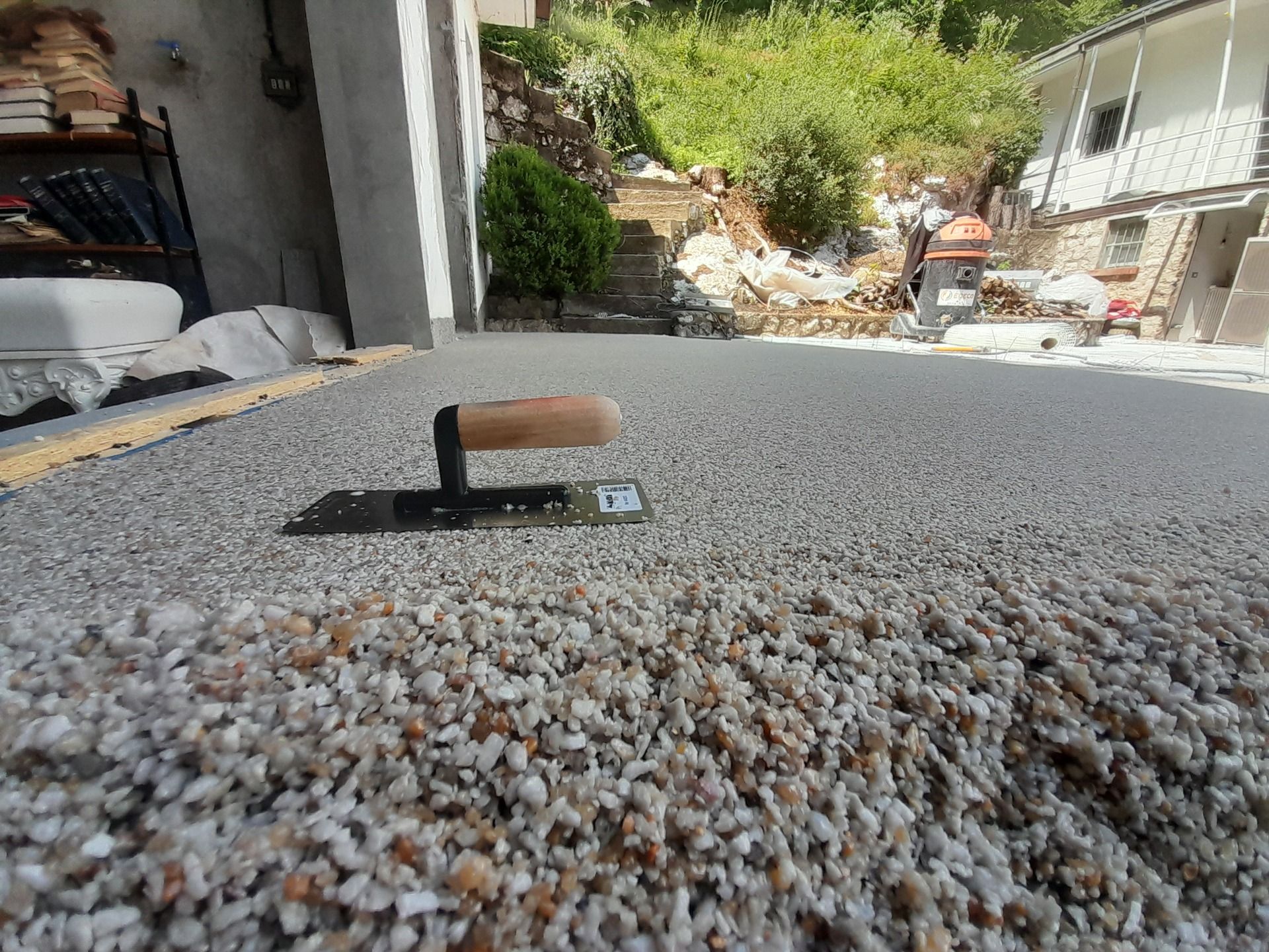 pavimenti drenanti in ciottoli