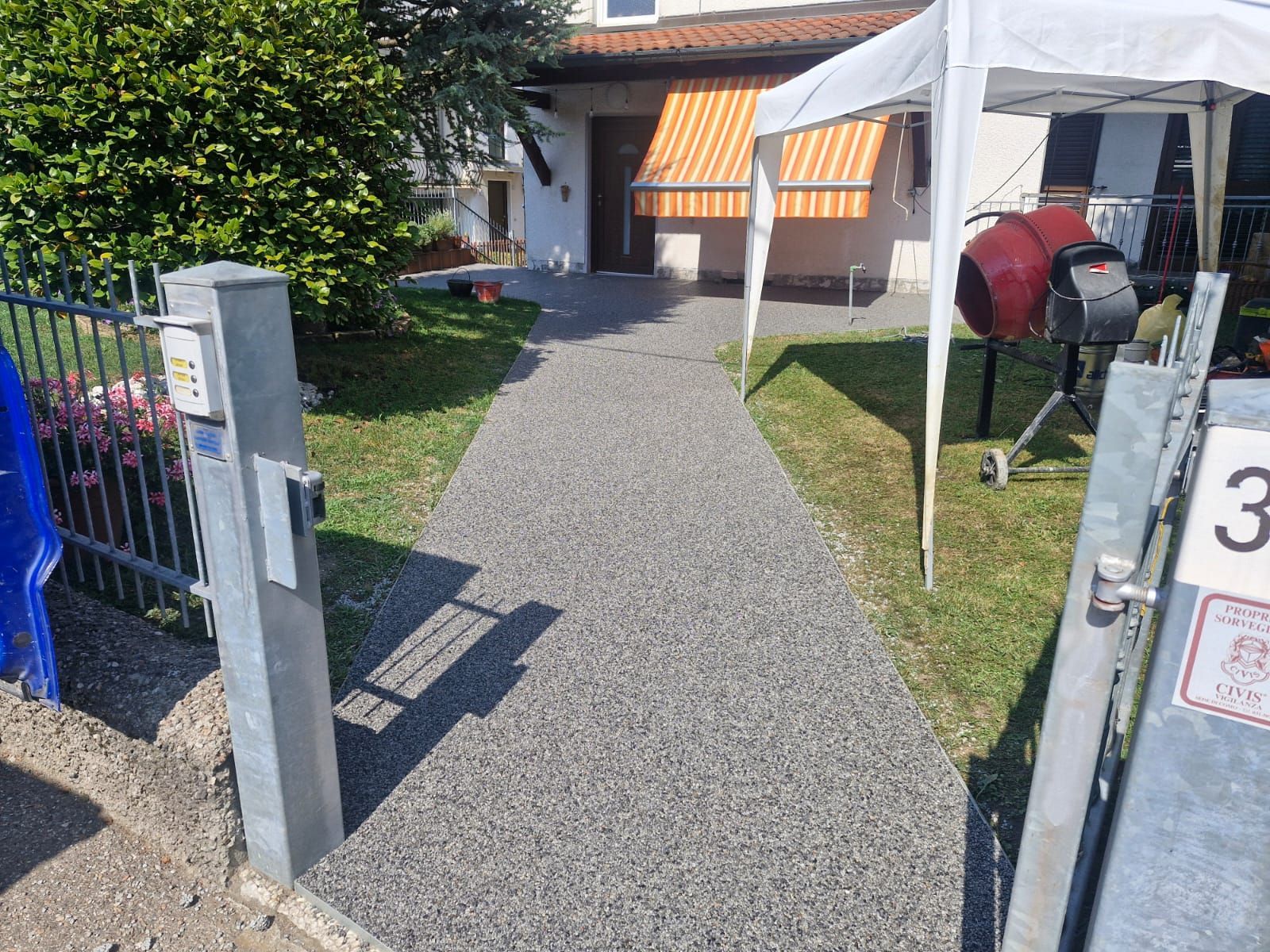 pavimenti drenanti in ciottoli