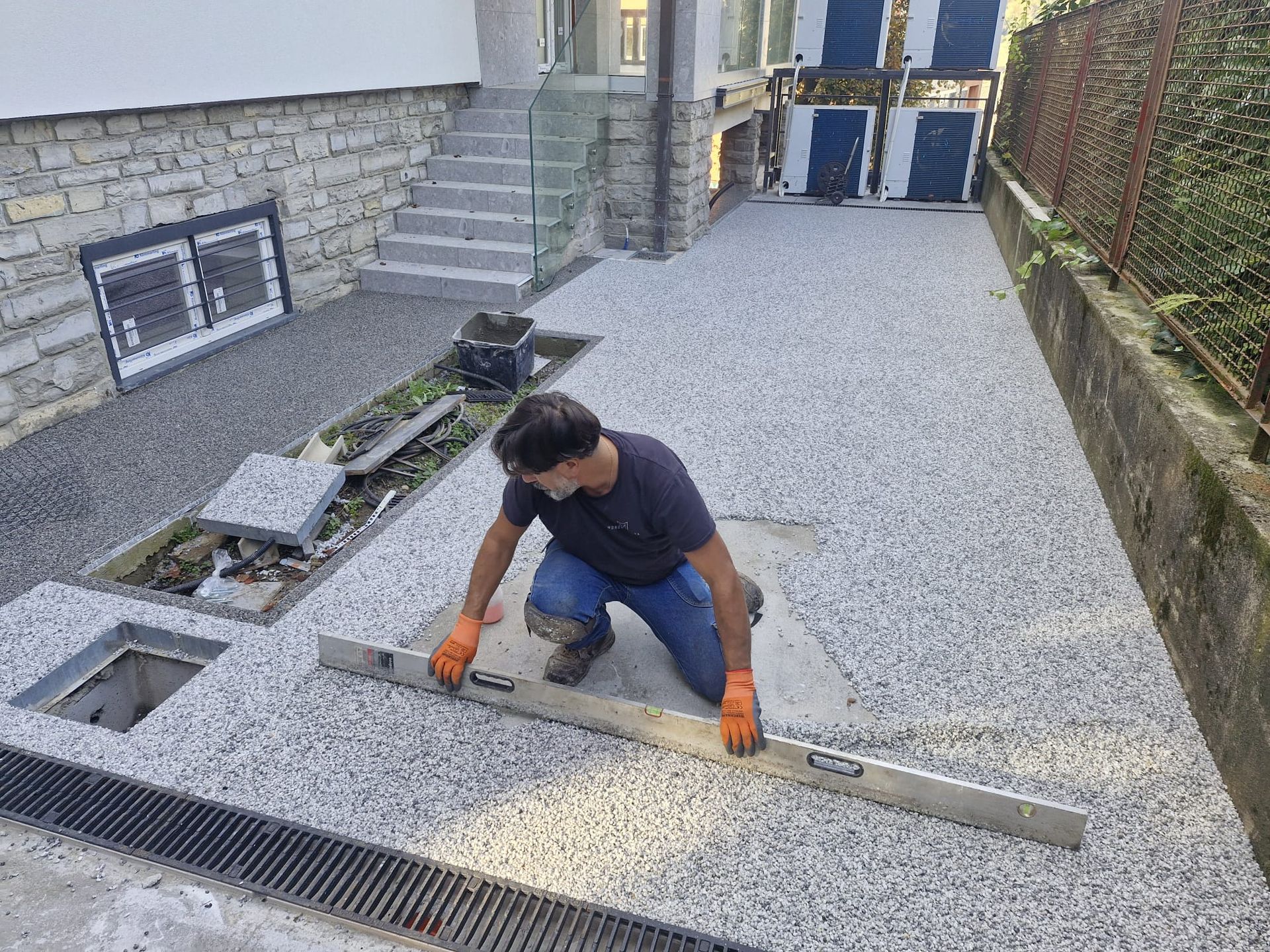 pavimenti drenanti in ciottoli