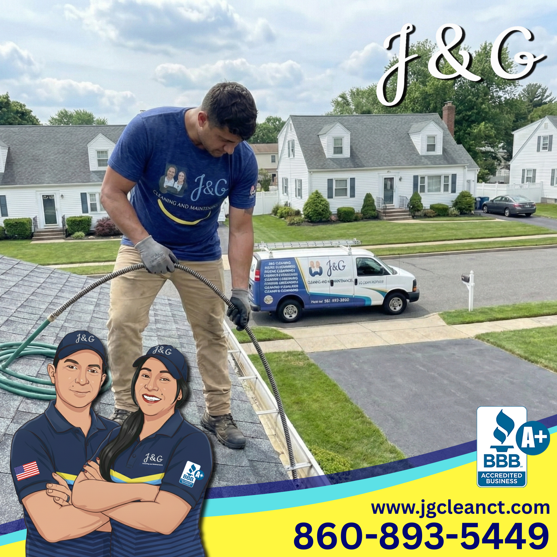 Before and after gutter guard installation in Plainville CT showing improved gutter protection