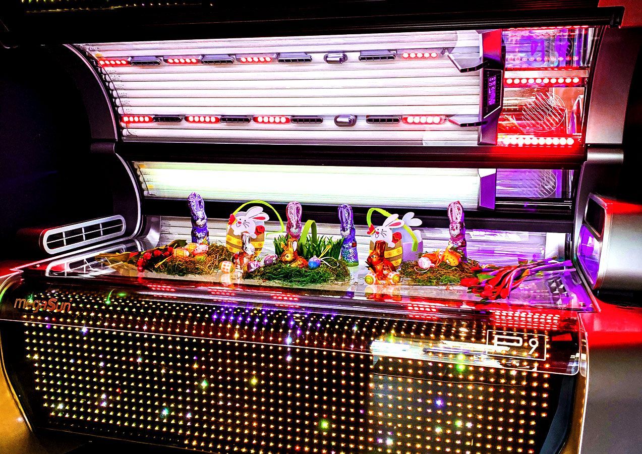 Solarium Zurich Easter open daily 6 to 23 SunWorld Solarium