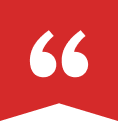 White quotation marks on a red banner. | Do Good Automotive