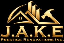 A logo for J.A.K.E. Prestige Renovations INC.
