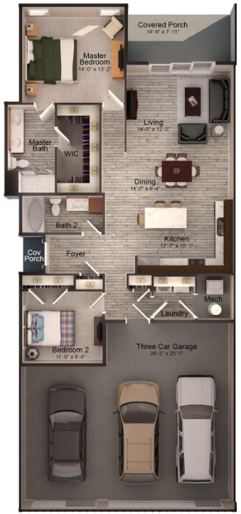 Madison main floor plan