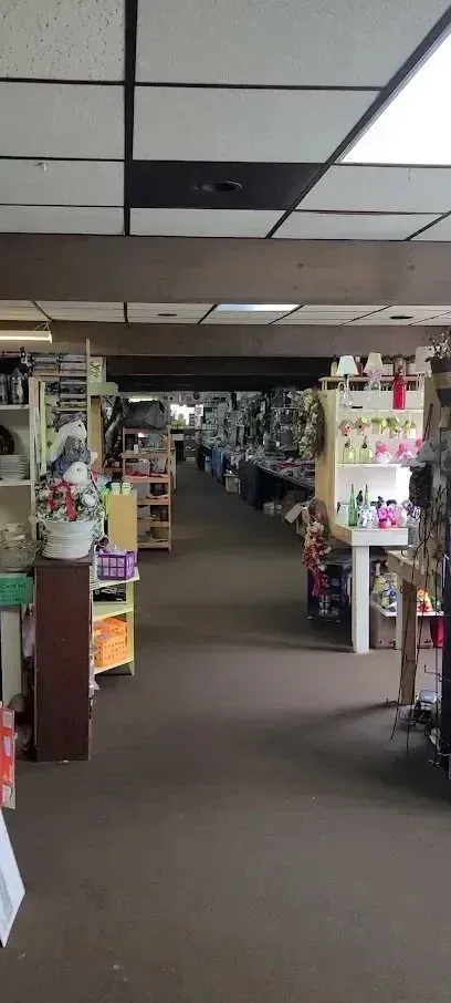 Chimney-Sweep-Portland-A long hallway in a store filled with lots of items.