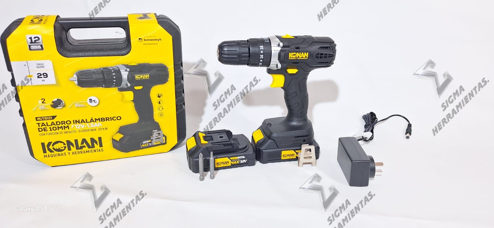 Taladro inalámbrico konan 10mm