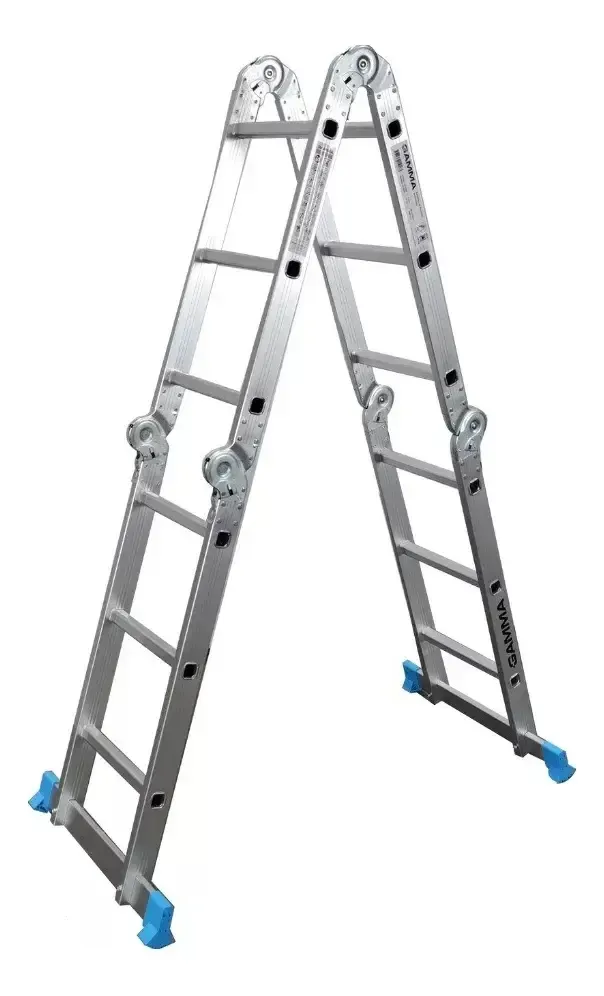Escalera De Aluminio Gamma Plegable Articulada X4 G211ar