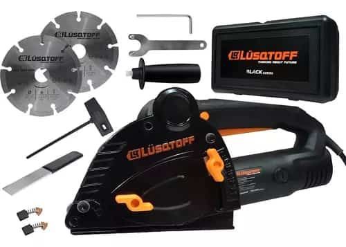 Acanaladora De Pared Muro Concreto 1500w Industrial 2 Discos LUSQTOFF ACPL1500-9