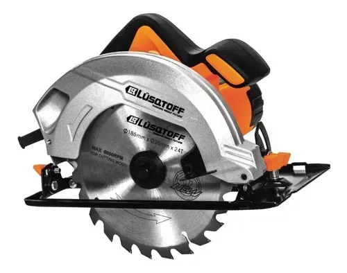 Sierra Circular Eléctrica Disco Lusqtoff CSL1500-8 185mm 1500Watts