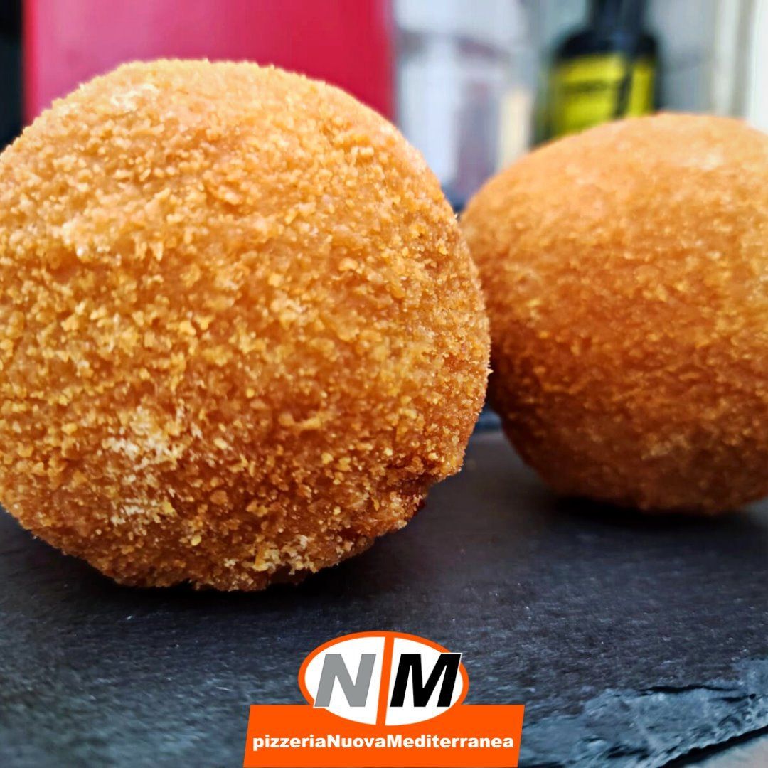 Sicilian arancini rice balls