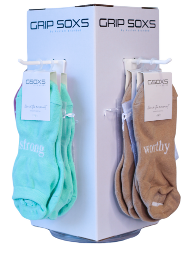 Wholesale grips socks display starter pack