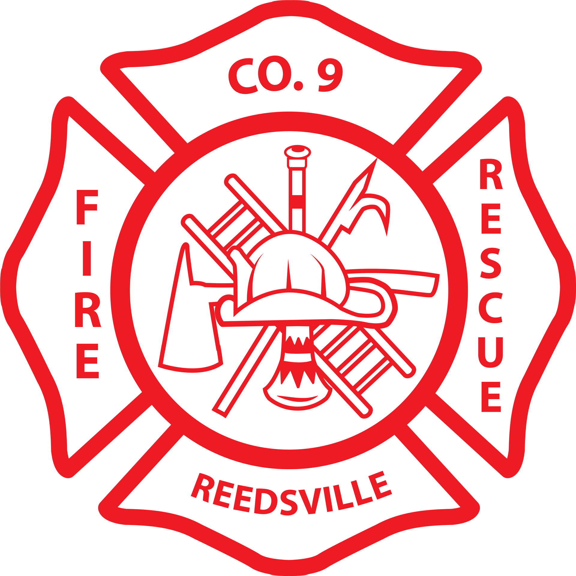 fire and rescue logo for Reedsville volunteer fire department