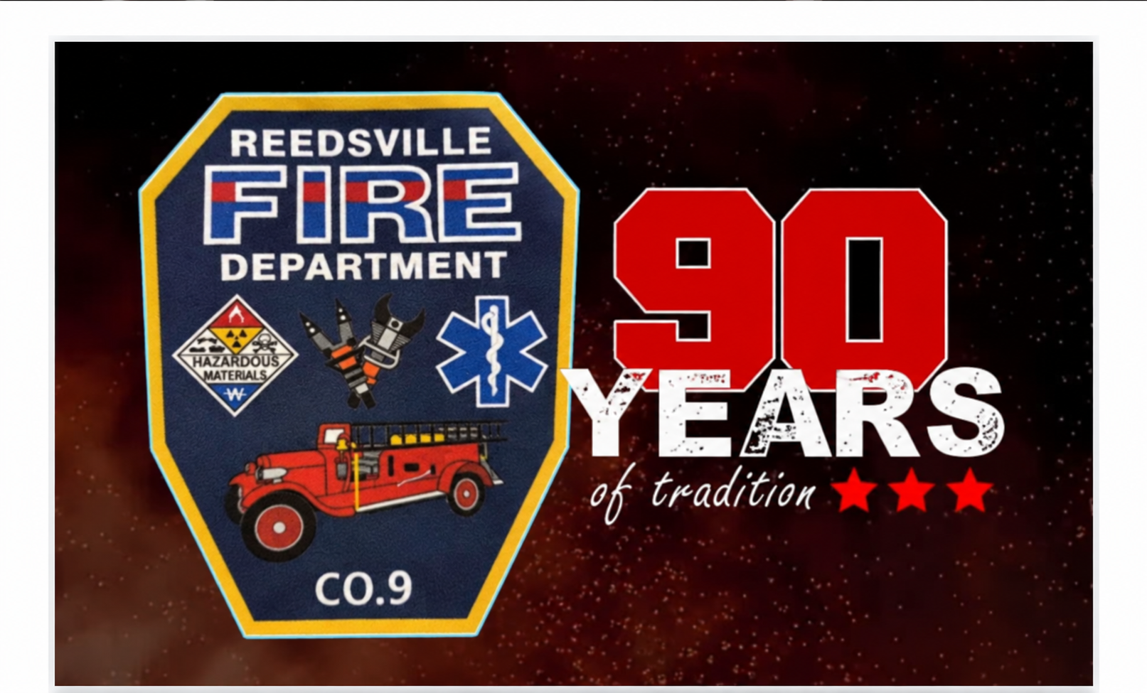 the reedsville fire department has been volunteering for 87 years