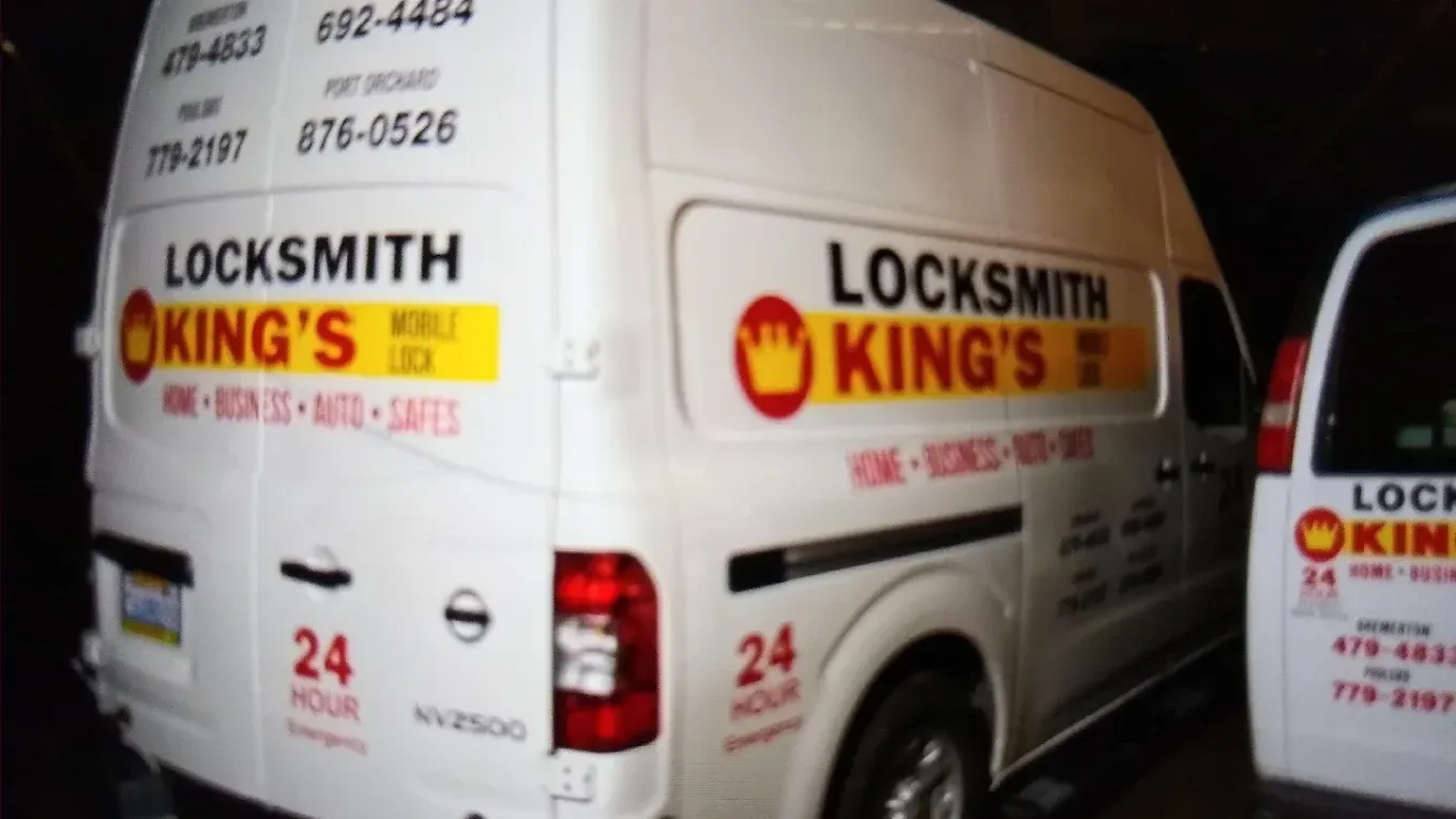 White van with 