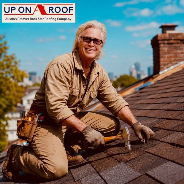 Up on a roof