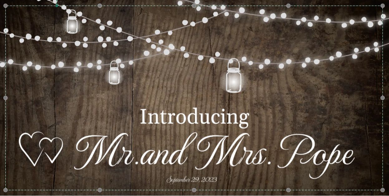 wedding banner