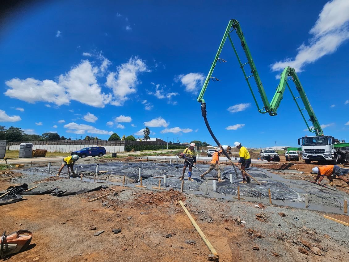 Concreters at Work — C R Concreting in Pittsworth, QLD