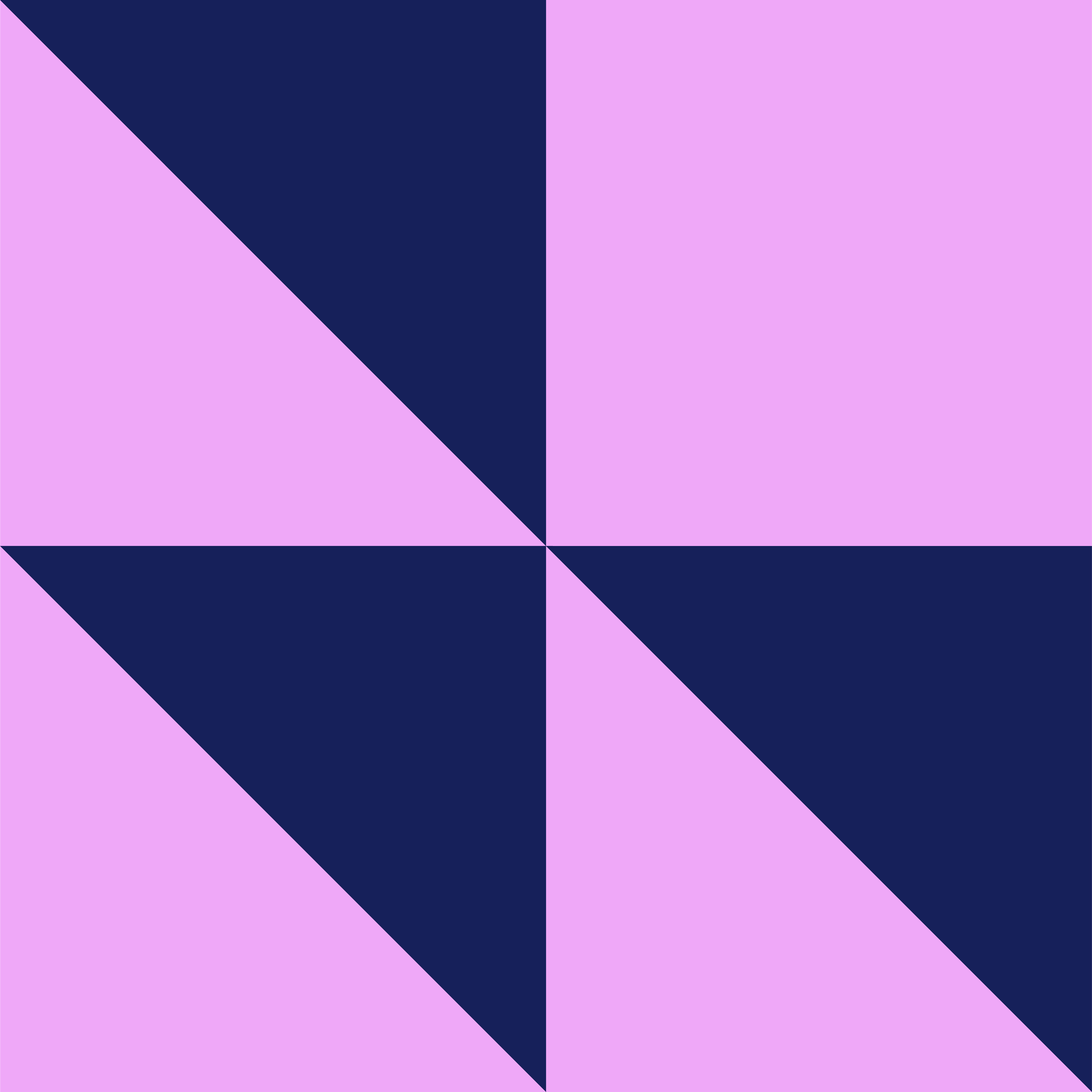 a blue and pink triangle pattern on a white background .