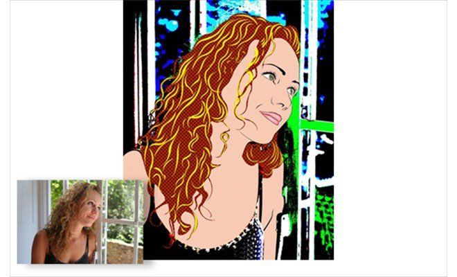Pop art photo example 1