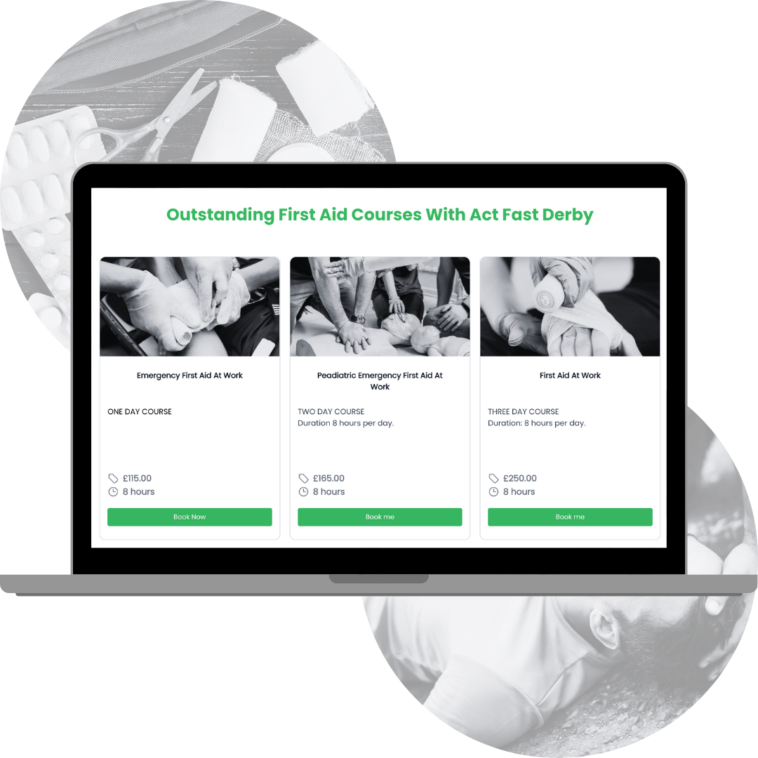 The Best First Aid Training In Derby, UK. Act Fast Derby.