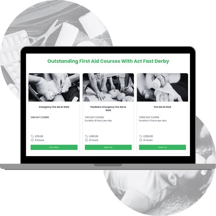 The Best First Aid Training In Derby, UK. Act Fast Derby.