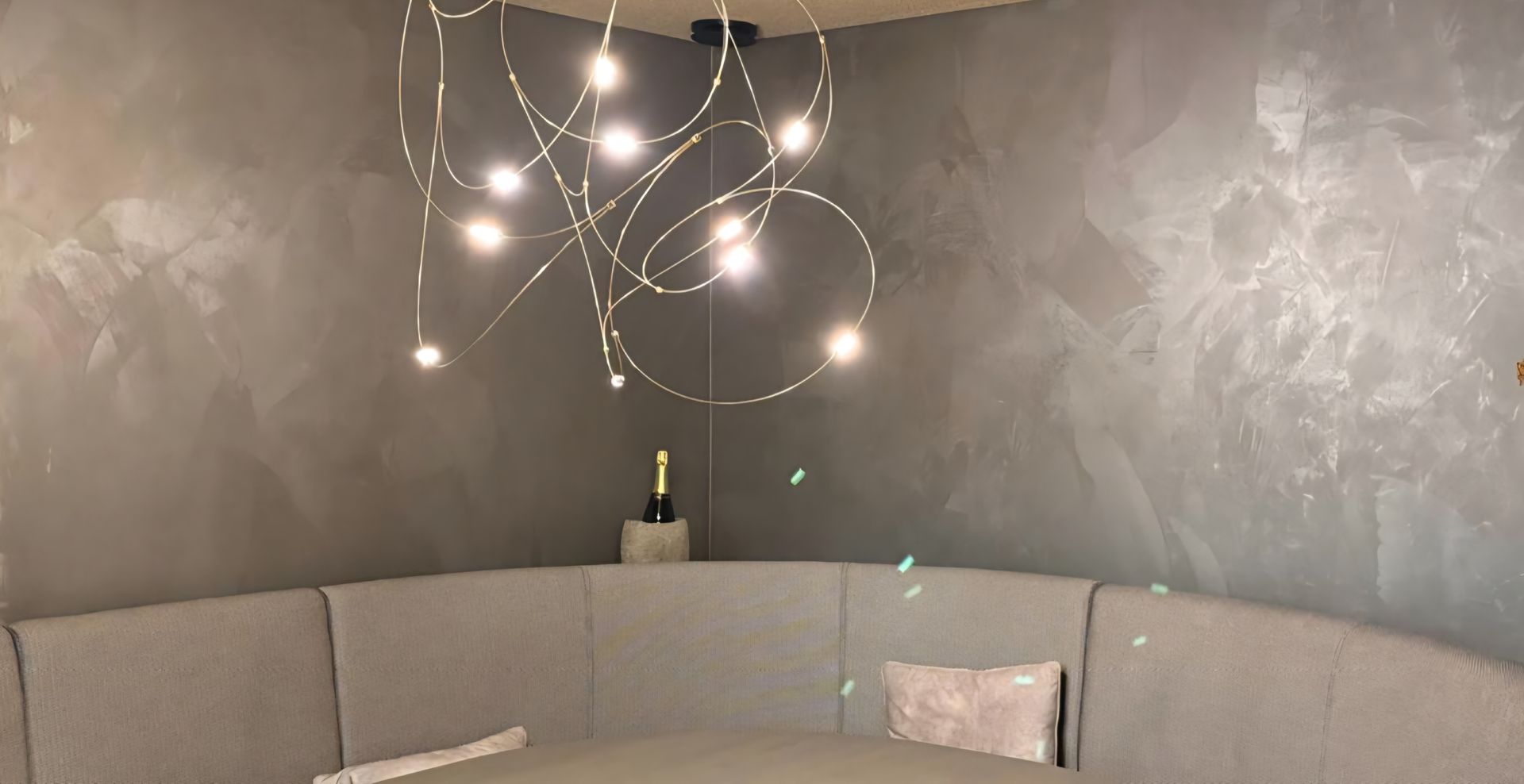 exclusieve wandafwerking  Chefs table in AEST Terschelling 