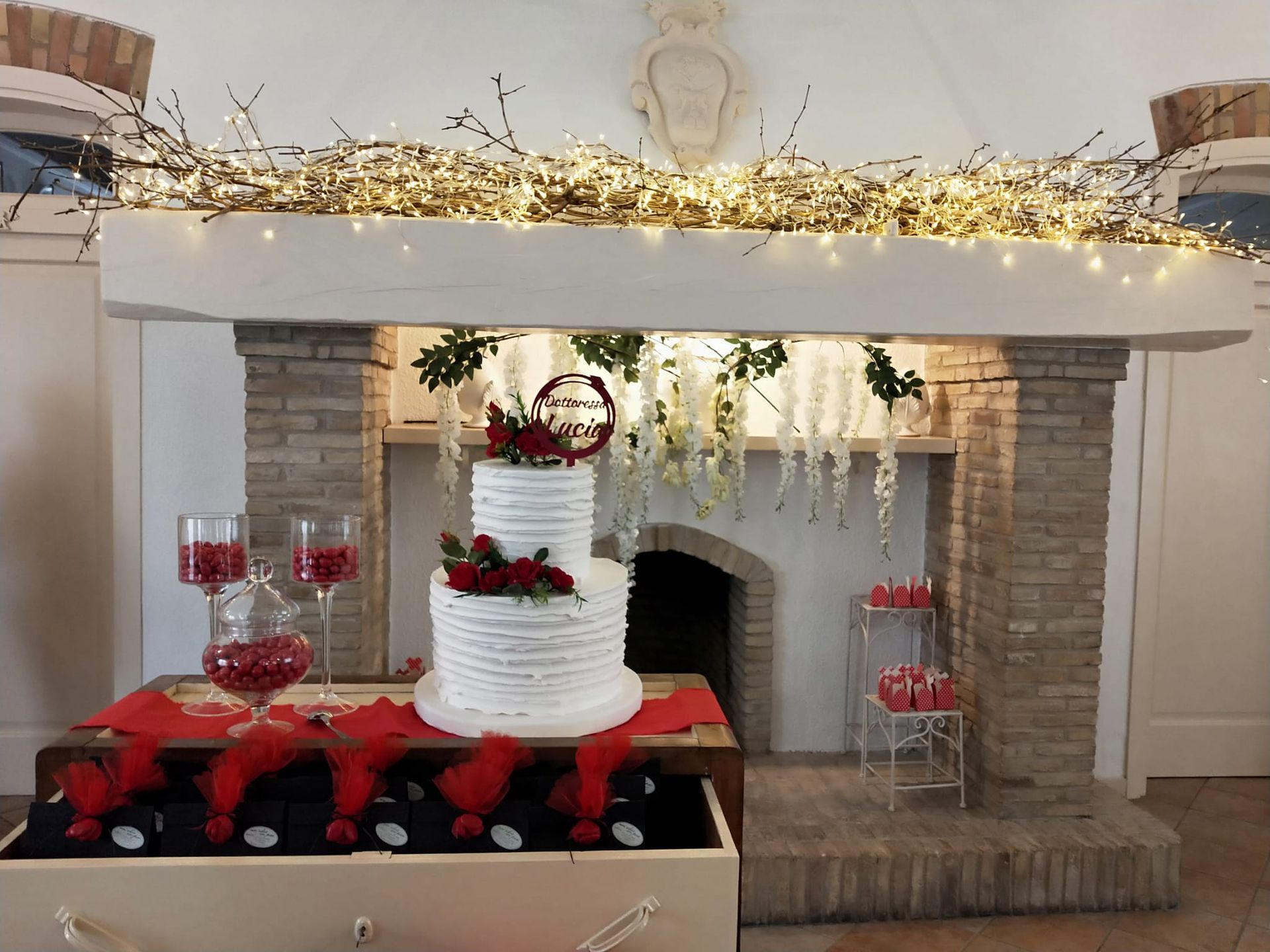 allestimento location laurea