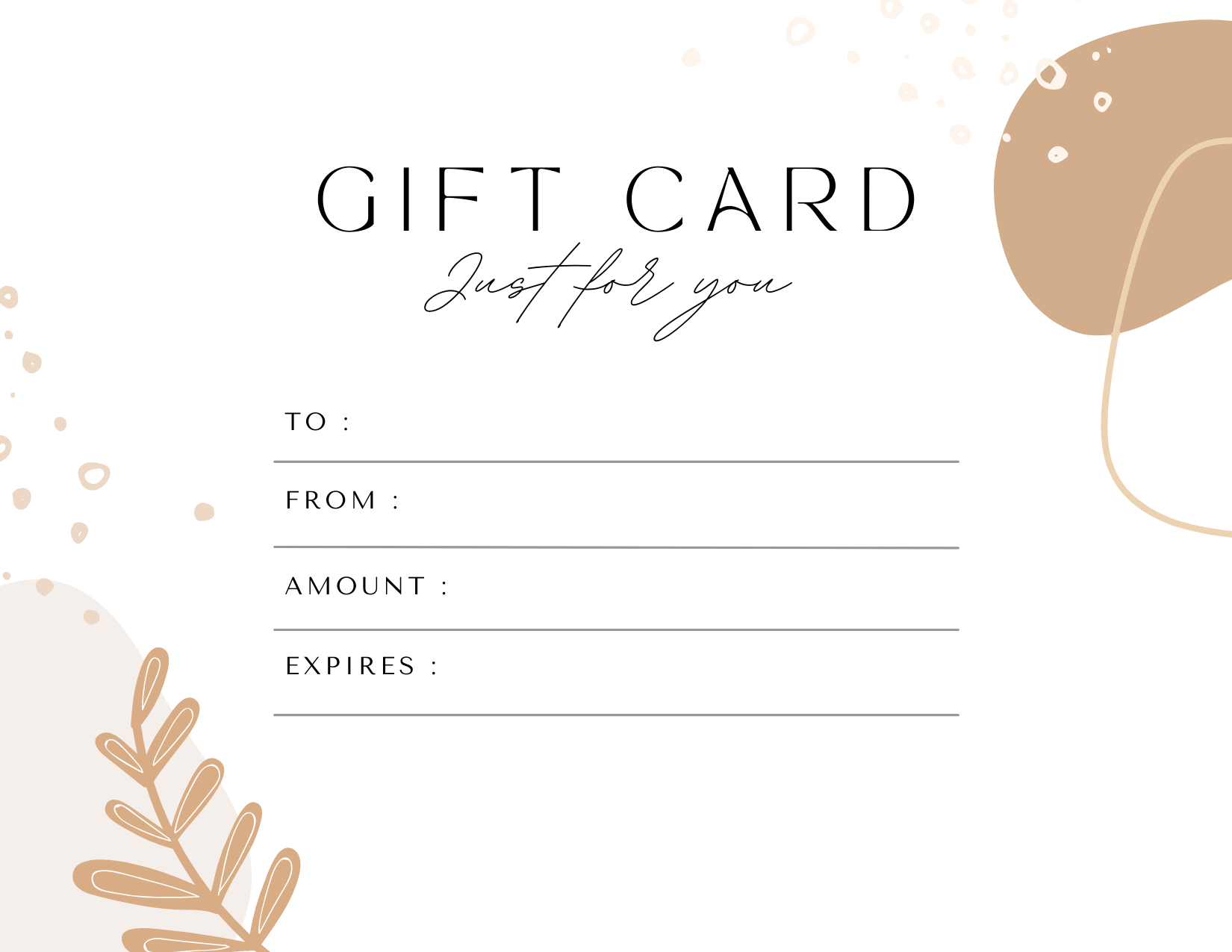 Forrest Pilates Gift Card