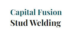 The logo for capital fusion stud welding is shown on a white background.