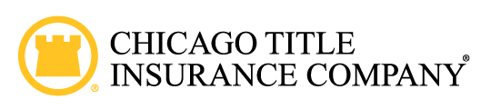 Logo of Chicago Title Insurance Company: a gold castle inside a gold circle, with company name in black.