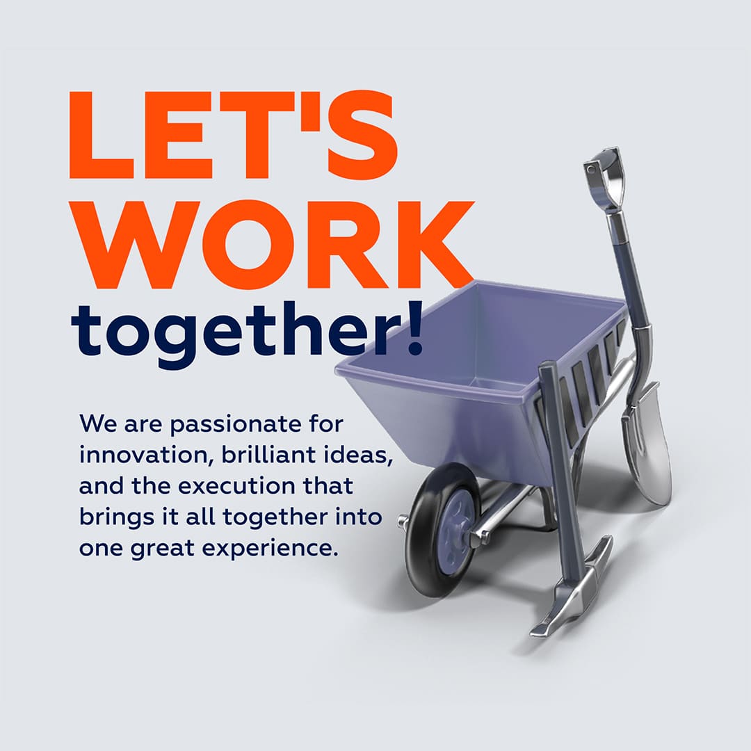 LET'S WORK together!
