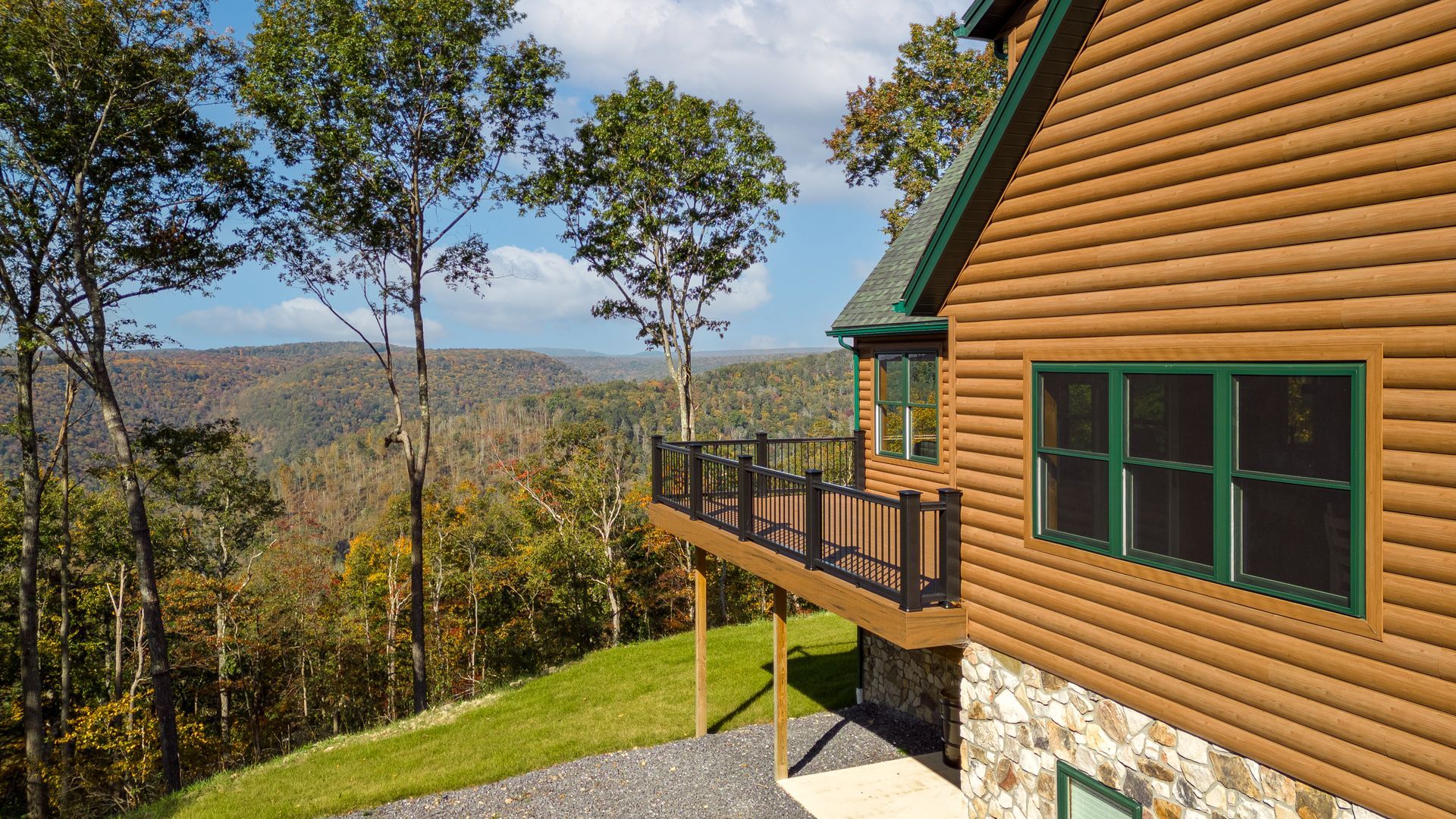 log cabin builder in Port matilda