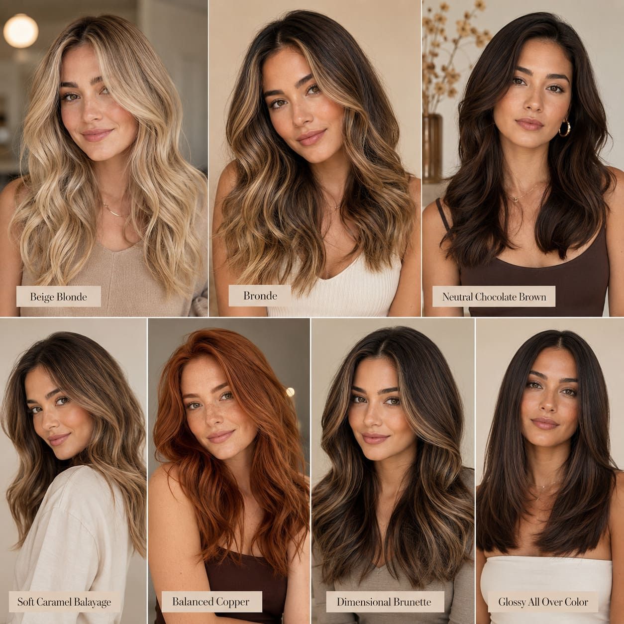 Hair Colors for Neutral Skin Tone