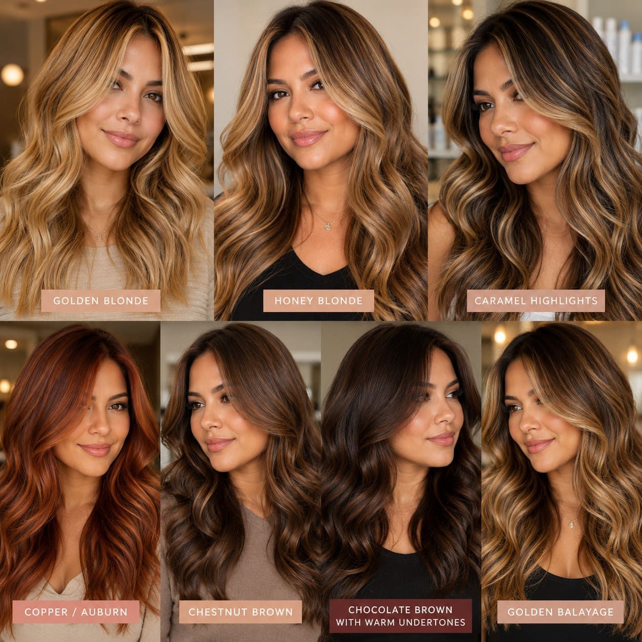 Hair Colors for Warm Skin Tone