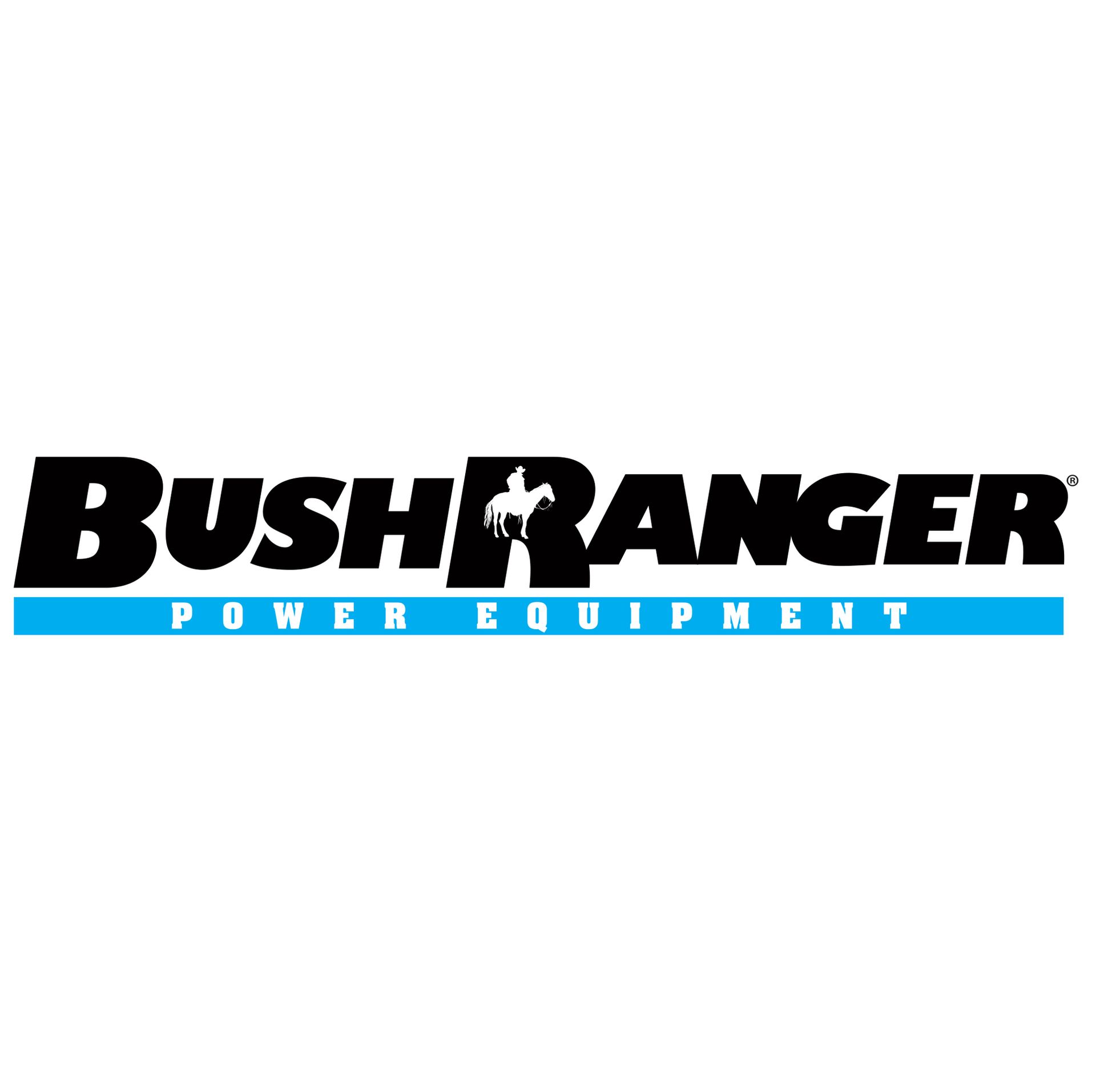 bush ranger power equipment logo on a white background