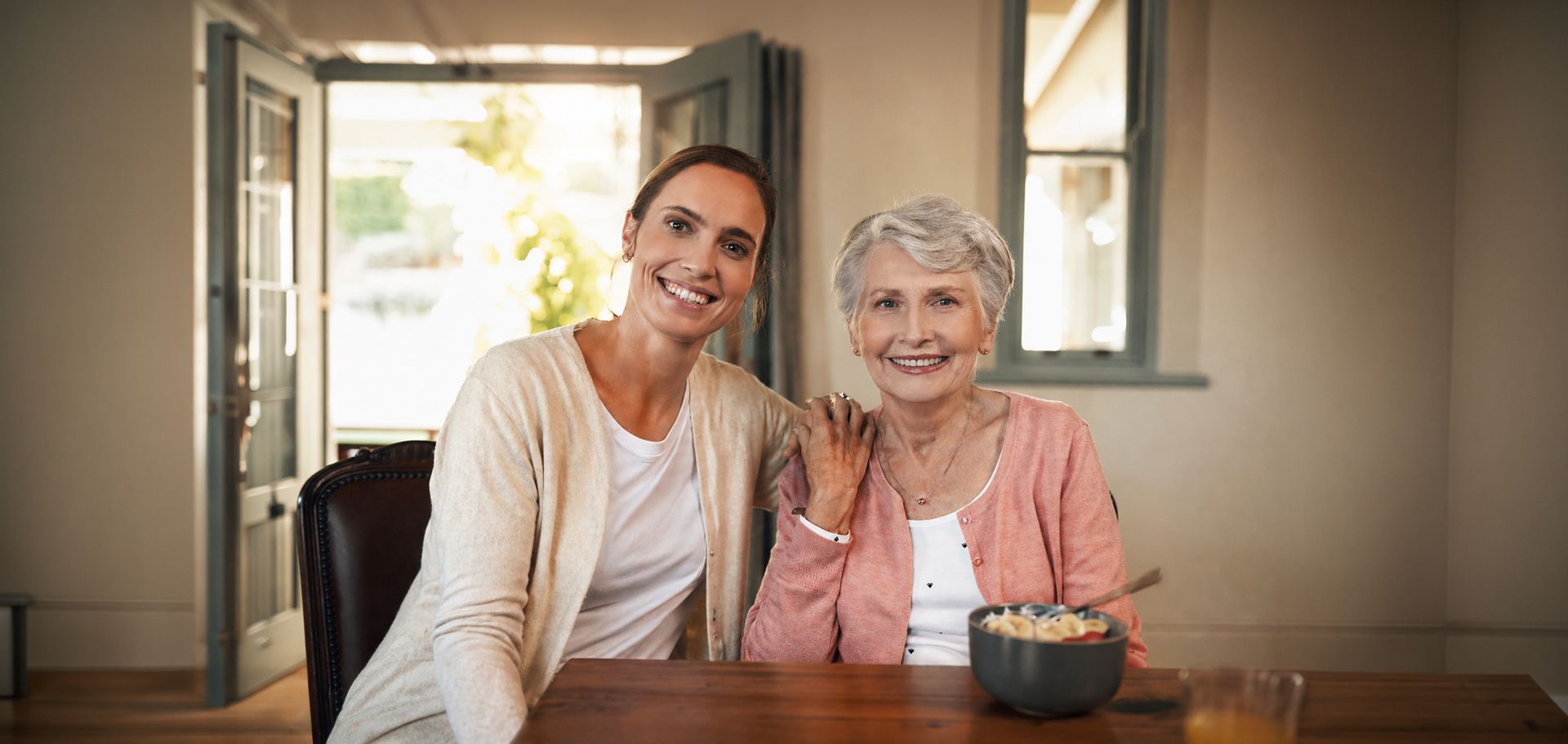 Caregiver and senior resident at Riverside Commons — join our team