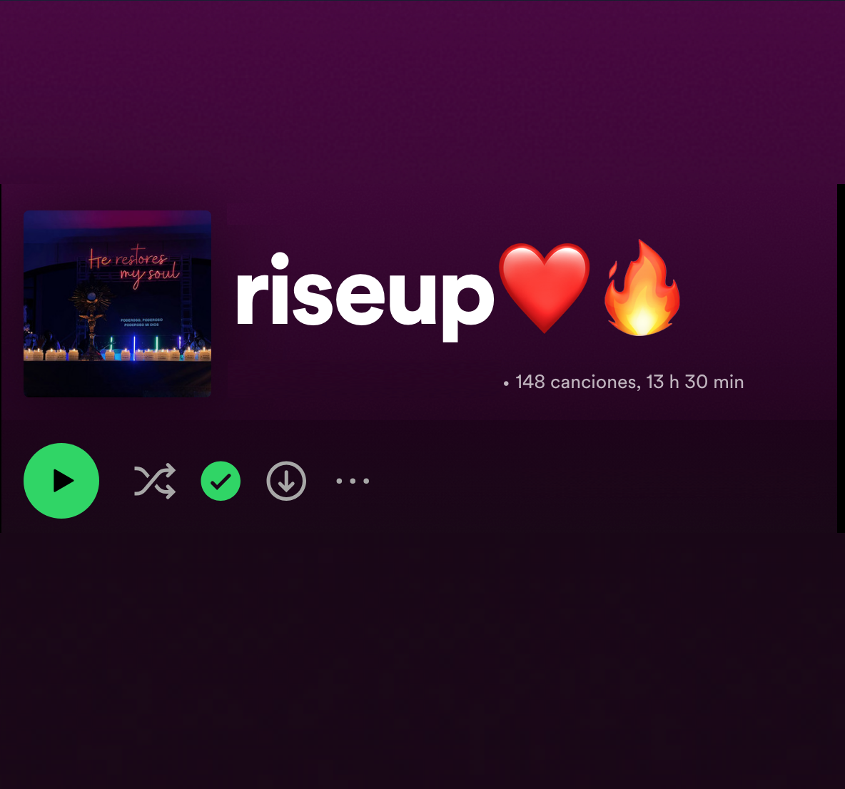 Rise Up Music - Lista