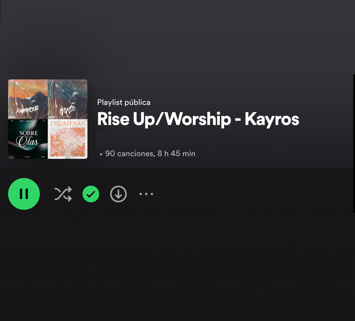 Rise Up / Worship - Lista