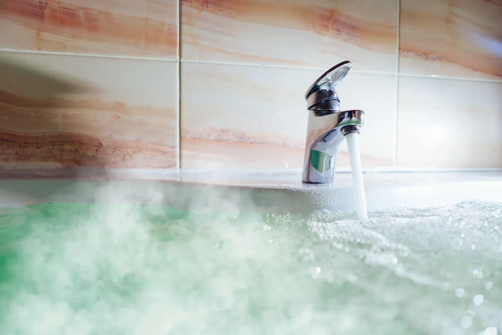 Bathroom Sink with Running Water — Macleay Energy Solutions In Kempsey, NSW